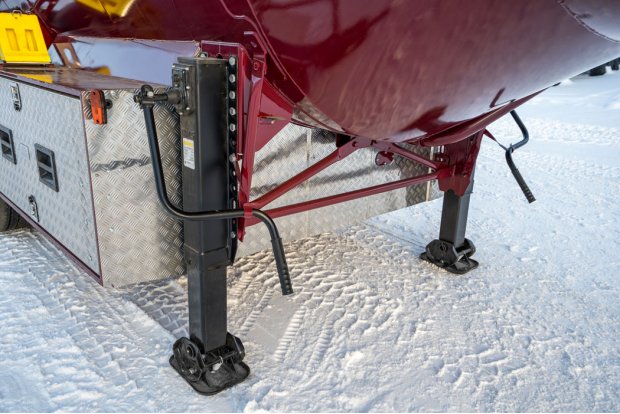 Опорное устройство полуприцепа