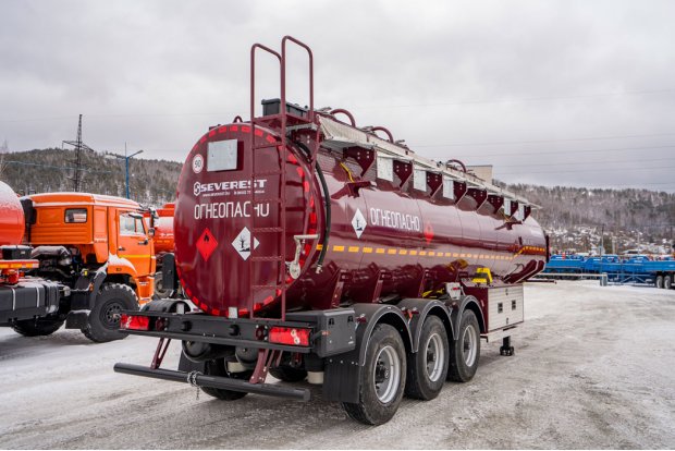 Полуприцеп-цистерна ППЦ 30К-32Л-5 SEVEREST высота ССУ 1250 мм