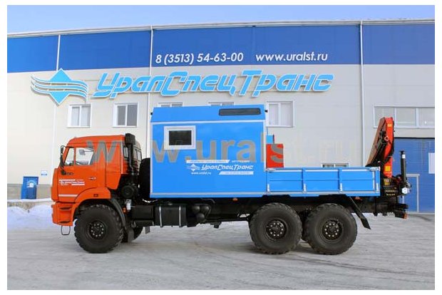 Автофургон с КМУ