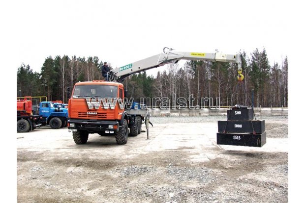 бортовой камаз с кму ИФ 300