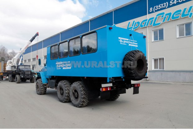 Навеска вахтового автобуса