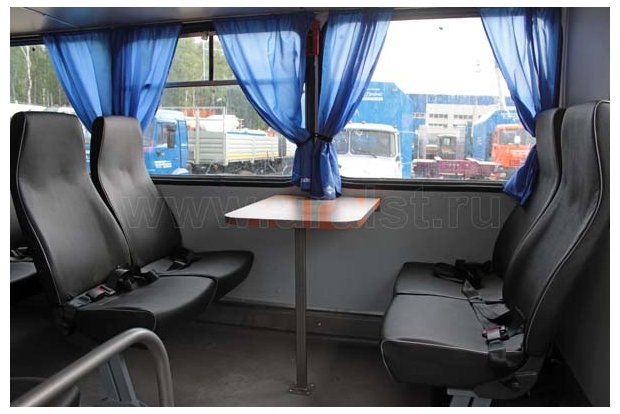 Салон вахтового автобуса Камаз