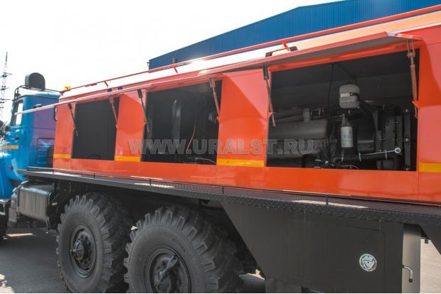 Внутренние компоненты снегоочистителя