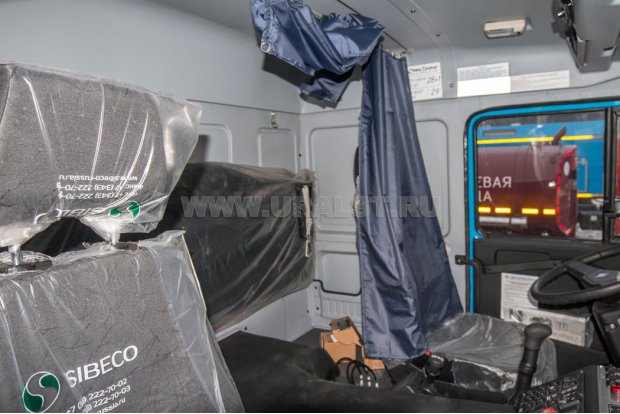 Сальное место в кабине водителя