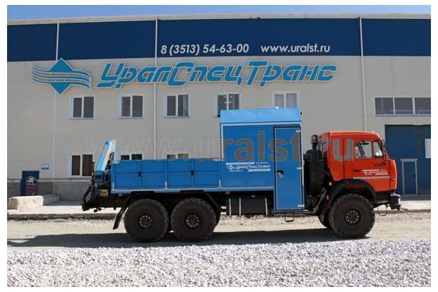 Камаз ГПА с краном-манипулятором