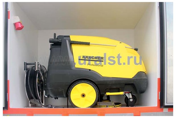 Ниша для размещения профессионального аппарата высокого давления