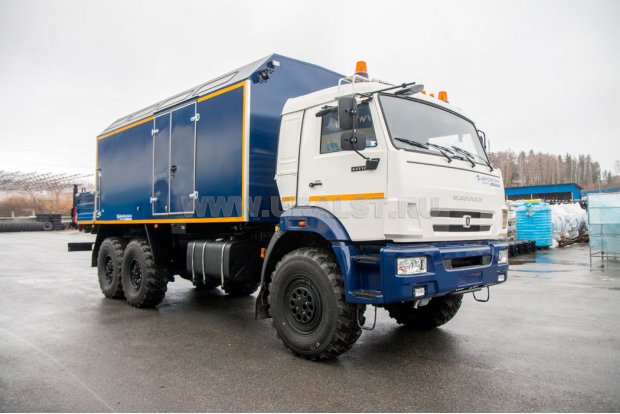 Маслозаправочная станция УСТ Камаз с краном-манипулятором Palfinger PK-8500