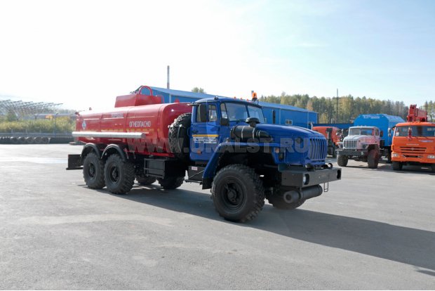 Автоцистерна для ГСМ АЦ-12 УСТ-5453 на шасси Урал-М 4320