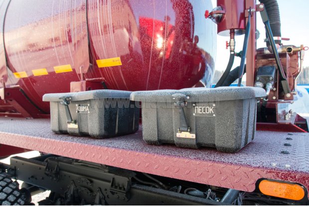 Ящик для песка. Кошма