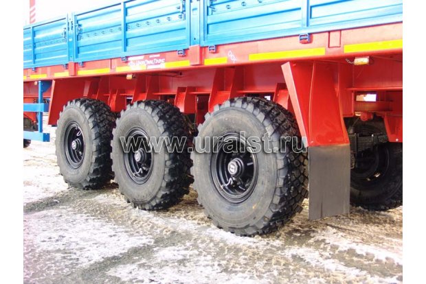 полуприцеп бортовой с раздвижными кониками