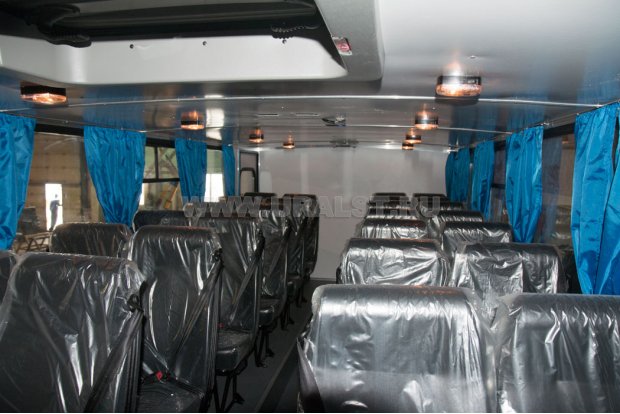 Салон вахтового автобуса