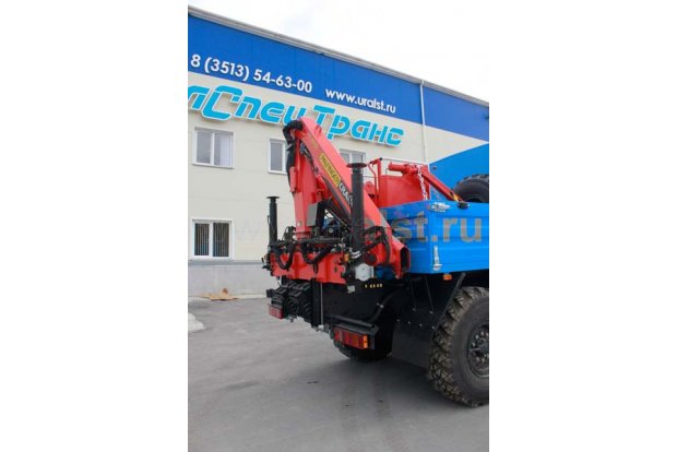 Кран манипулятор грузопассажирского автомобиля Камаз