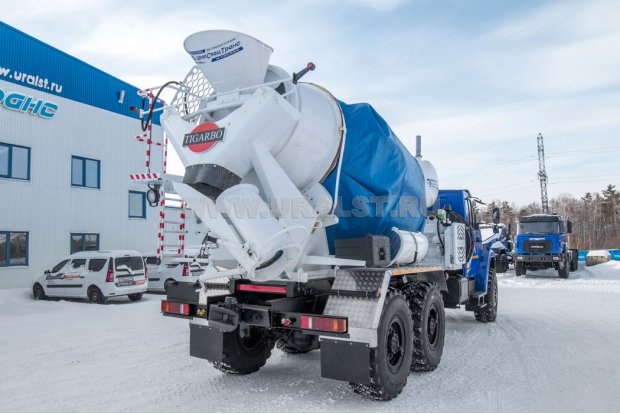 Утепленный чехол на смесительный барабан АБС