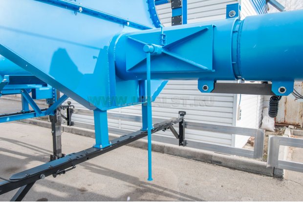 Механизм телескопирования полуприцепа опоровоза