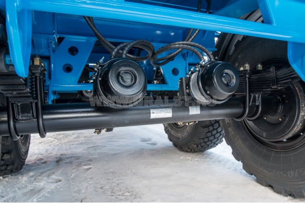 Рессорно-балансирная подвеска полуприцепа