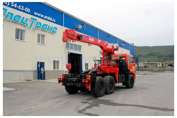 Тягач Камаз с манипулятором Kanglim KS1256G-II