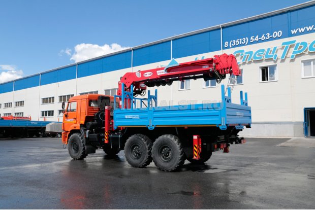 Бурильно-крановая машина УСТ-5453 с КМУ SAMYANG 2076 с буром