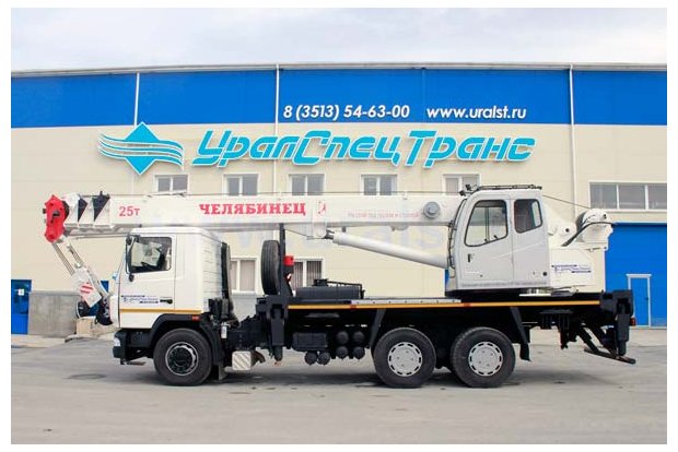 Автокран Челябинец МАЗ-6312B3