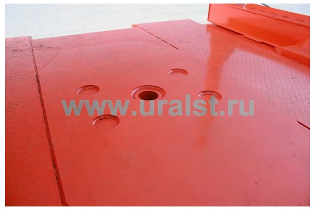 Место крепления коника лесовозного тягача