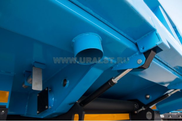 Обогрев самосвальной платформы выхлопными газами