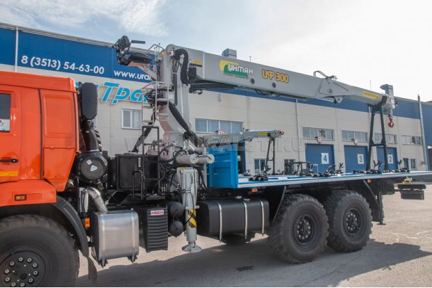 Агрегат для транспортирования погружных электроустановок с КМУ ИФ-300С