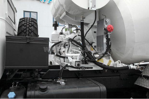 Рычаги управления смесительного барабана