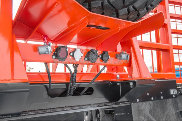 Разъемы пневматичиеской системы и электрической сети