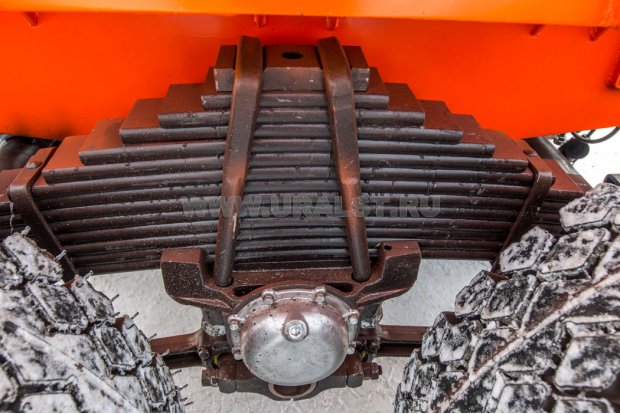 Рессорно-балансирная подвеска с реактивными тягами