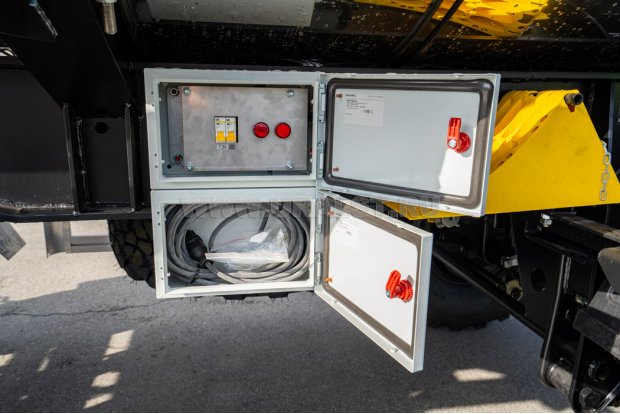 Пульт подачи питания на ТЭН, кабель питания ТЭНа