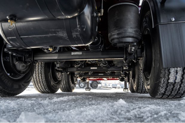 Пневмоподвеска полуприцепа цистерны