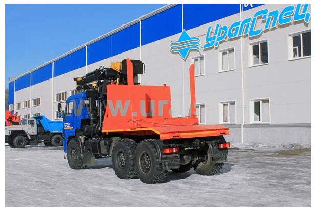 Лесовоз-тягач Камаз с гидроманипулятором ОМТЛ-97