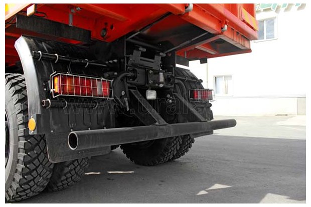 Противоподкатный брус самосвала Камаз 6522-RP