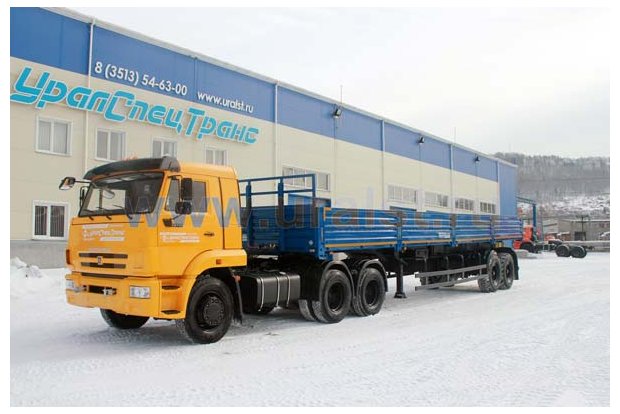 Полуприцеп бортовой 9083 седельный тягач Камаз 65116-6010-78