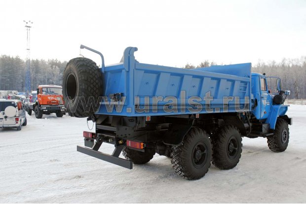 Самосвал Урал с КМУ ИМ-55