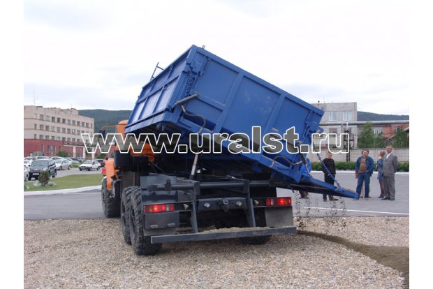 УРАЛ АВТОМОБИЛЬ САМОСВАЛЬНЫЙ двухсторонняя боковая разгрузка 