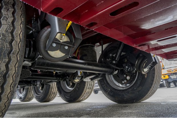 Пневматическая подвеска полуприцепа