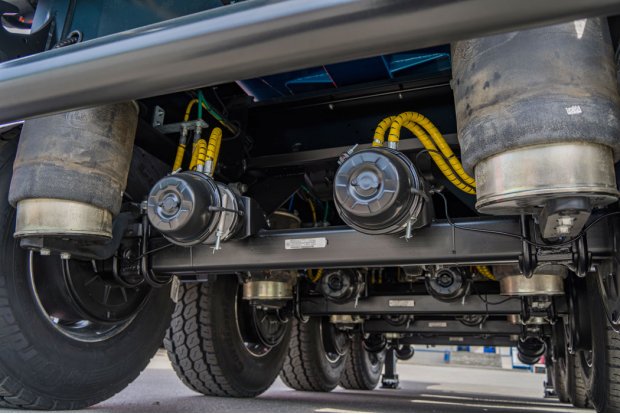 Пневматическая подвеска полуприцепа