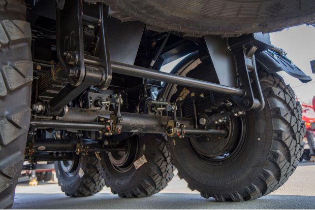 Рессорно-балансирная подвеска полуприцепа