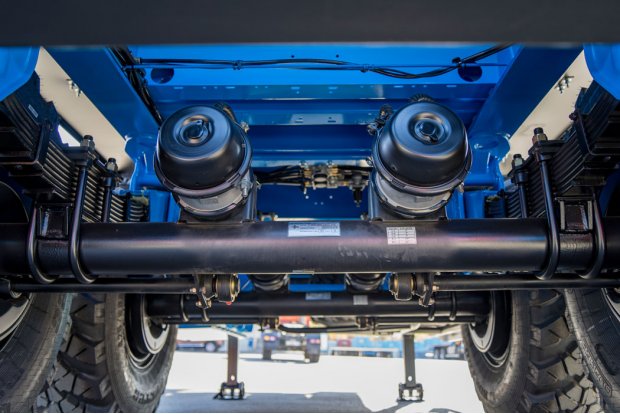 Рессорно-балансирная подвеска полуприцепа