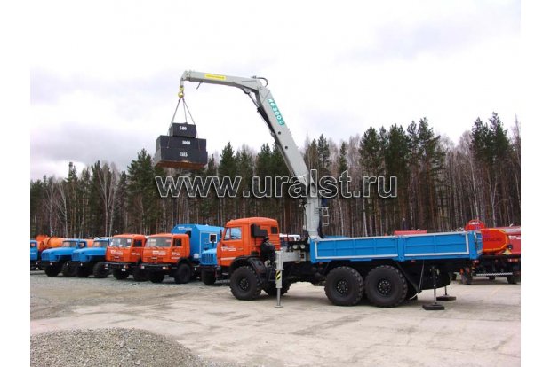 бортовой камаз с кму ИФ 300