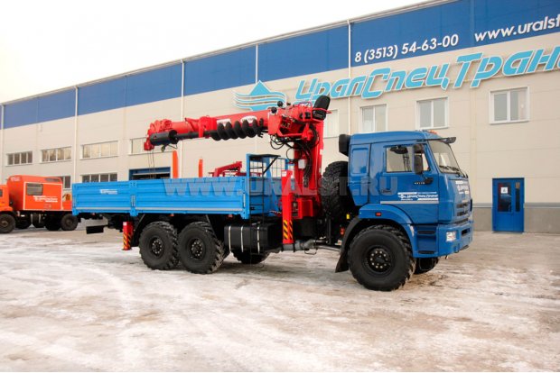 Бортовой Камаз 43118 с SamYang 2076