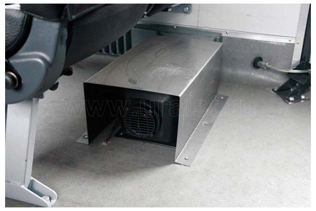 Автономный воздушный отопитель вахтового автобуса