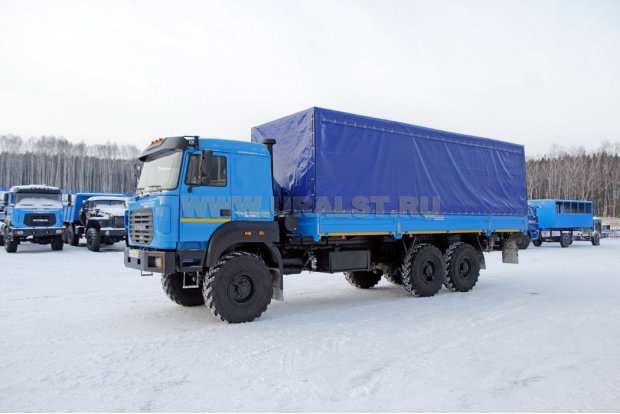 Бортовой Урал-М УСТ-5453 с тентом