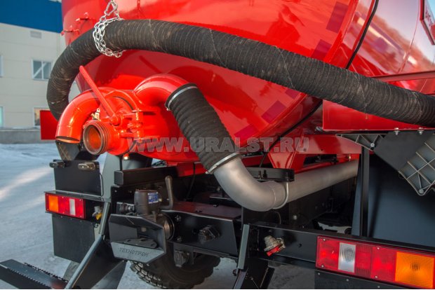 Обогрев сливного крана от выхлопных газов