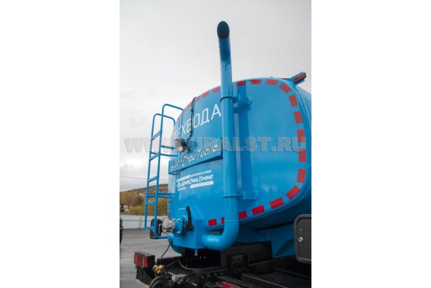 Обогрев сливного крана выхлопными газами