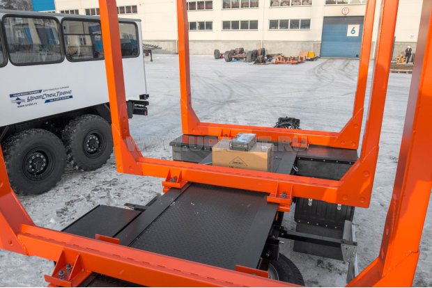 Площадка сортиментовозная