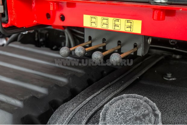 Рычаги управления опорами КМУ