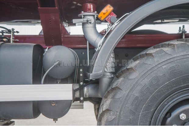 Обогрев емкости выхлопными газами