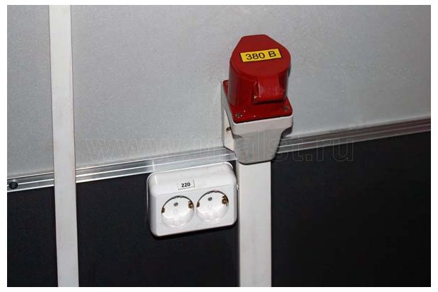Розетки 380В Фургон Маслостанция