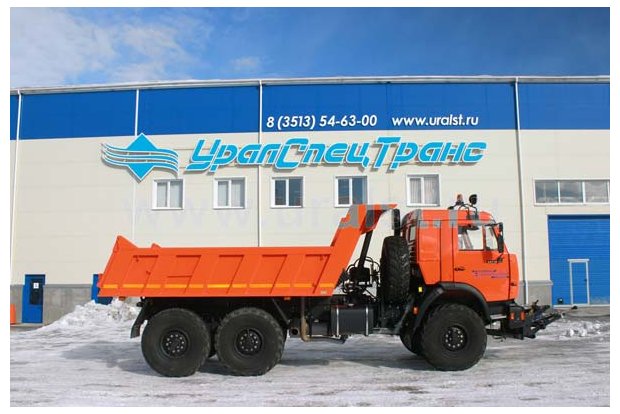 Машина дорожная МД Камаз 45141 с передним отвалом